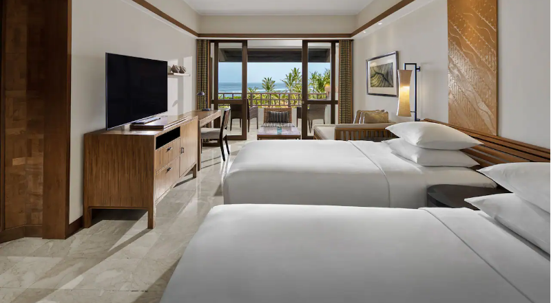 2 Twin Beds, Ocean View, Club Access